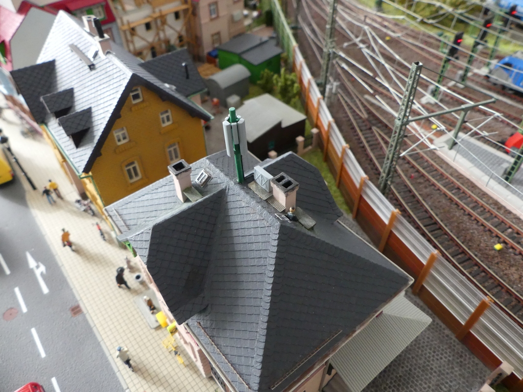 Hagenau - Hauptstrasse mit Post und Wohnhaus 2022