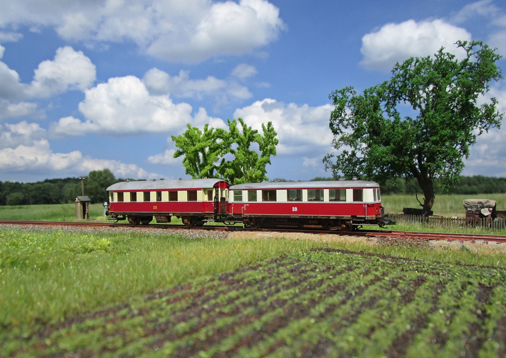 268 VT135 mit Beiwagen